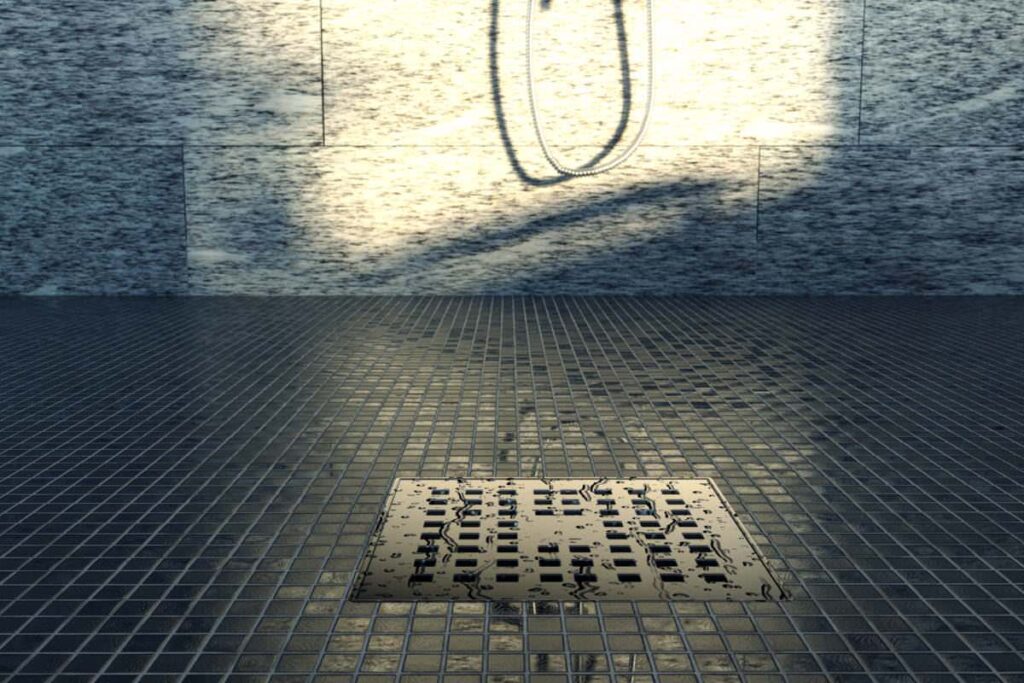 A shower drain