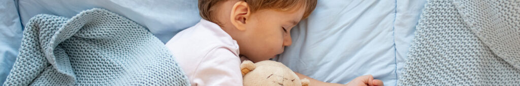 Child napping in an Orange County home