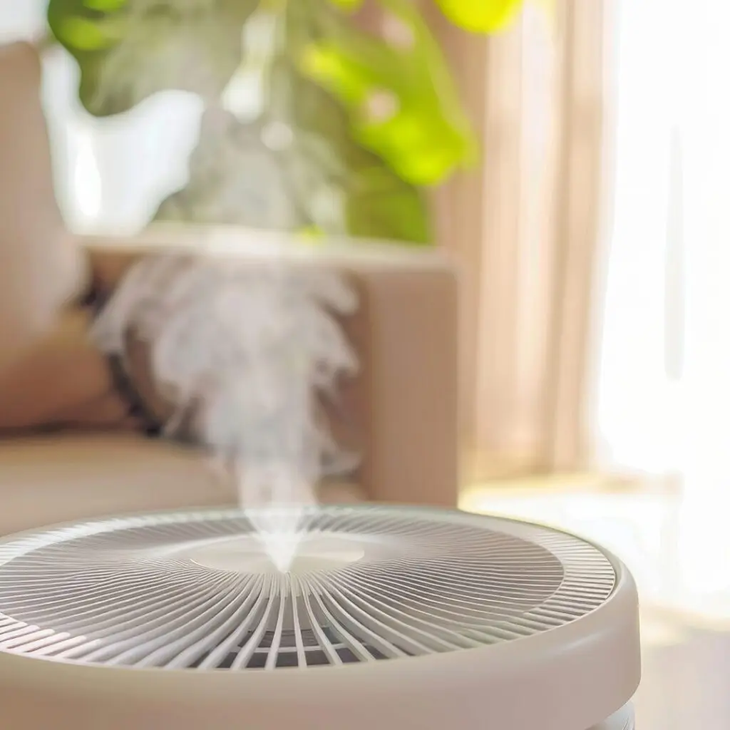 Humidifier in an Orange County home